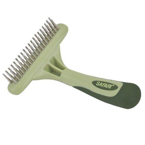 Cepillo de pelo Coastal Rastrillo de subpelo doble fila para perros