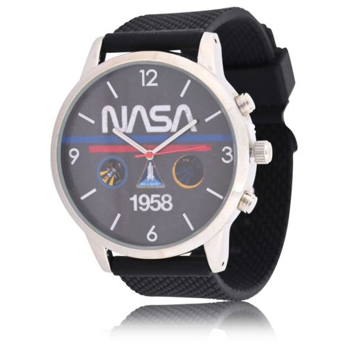 Reloj Accutime NASA NAS5003AZ de silicona negro