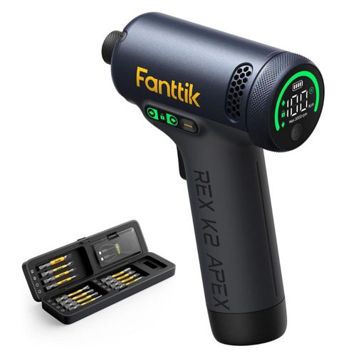 Atornillador de Impacto Fanttik REX K2 APEX 100Nm sin Escobillas – Kit