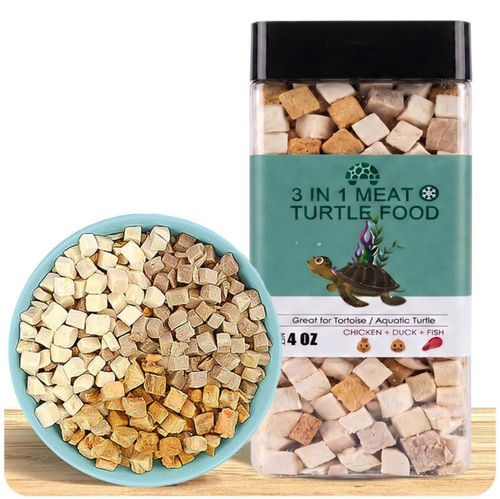 Alimento para Tortugas BNYEE 3‑en‑1 Pollo/Pato/Pescado Liofilizado 113 g