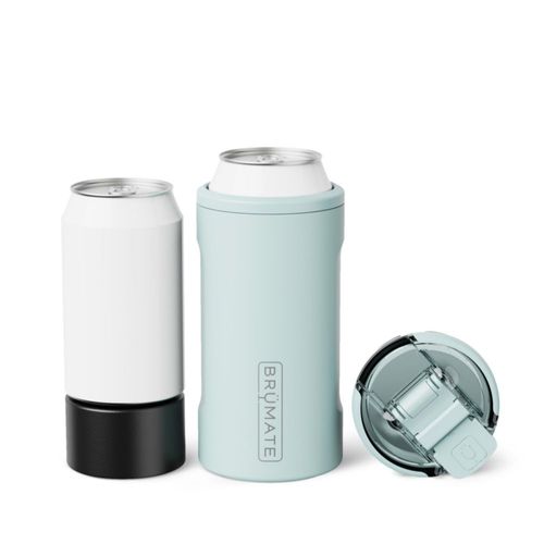 Enfriador de latas BrüMate Trio 12/16 oz Agave azul a prueba de fugas