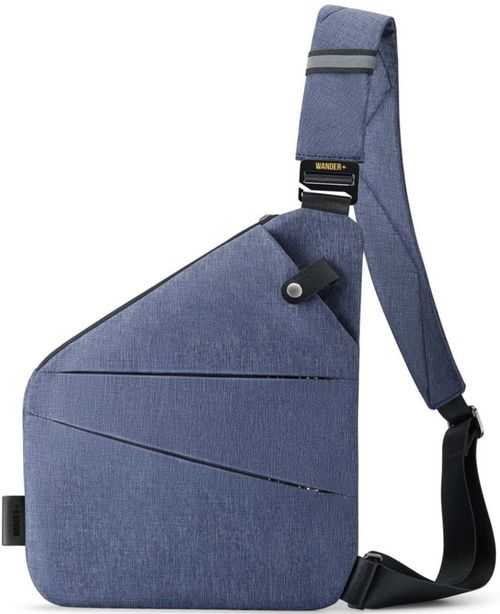 Bolso bandolera WANDER+ PLUS® Antirrobo Azul Marino
