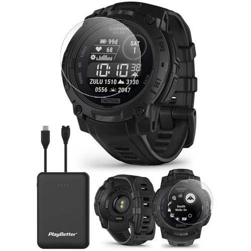 Smartwatch Garmin Instinct 3 Solar 45 mm negro – paquete