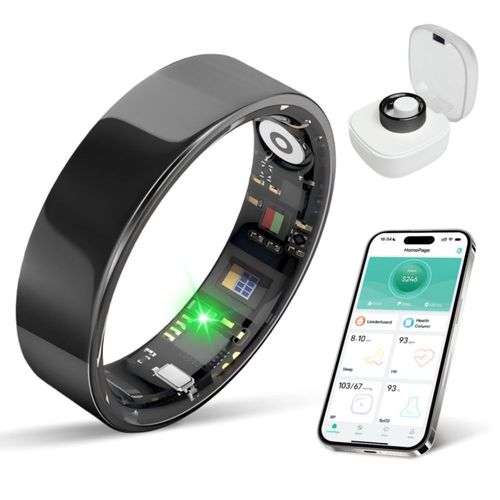 Anillo Inteligente BIEMHA IP68 Resistente al Agua - Monitor de Sueño y Fitness