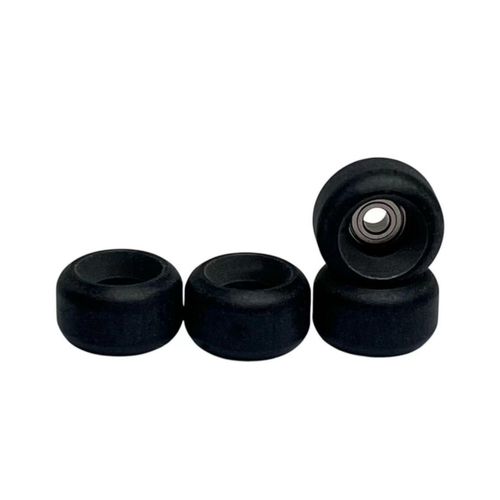 Ruedas para Fingerboard LEEFAI 75×45 mm Uretano 65d Negro