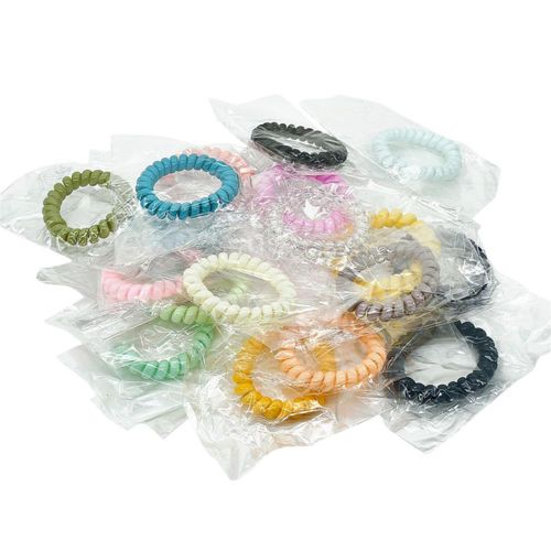 Gomas para el cabello PSPIKXEG 72 piezas espiral colorida sin dañar