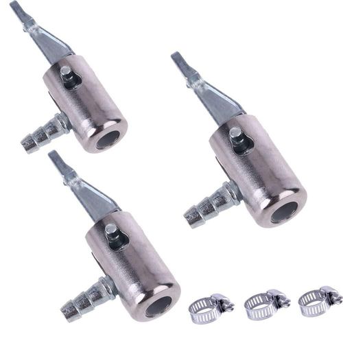 Adaptador de aire con bloqueo YehVeh 1/4" - Pack de 3 para inflado de neumáticos