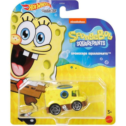 Coche de juguete Hot Wheels Personaje de Bob Esponja