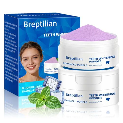 Polvo blanqueador dental Breptilian 50 g (2 unidades) – Perla y Niacinamida