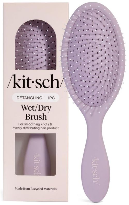 Cepillo para el cabello Kitsch Wet/Dry Violeta suave