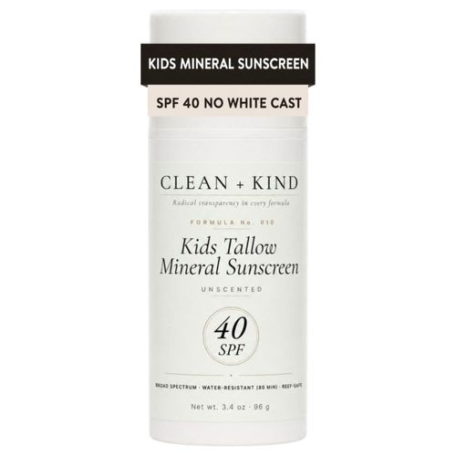 Protector solar mineral Clean + Kind SPF 40 96 g sin fragancia