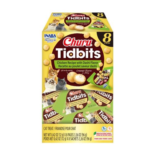 Golosinas para Gato INABA Churu Tidbits Pollo 8 uds