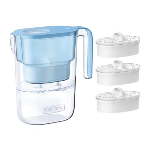 Jarra filtradora de agua Waterdrop PT-05B de 7 tazas y 3 filtros