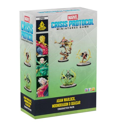 Paquete de Personajes Asmodee Adam Warlock y Quasar