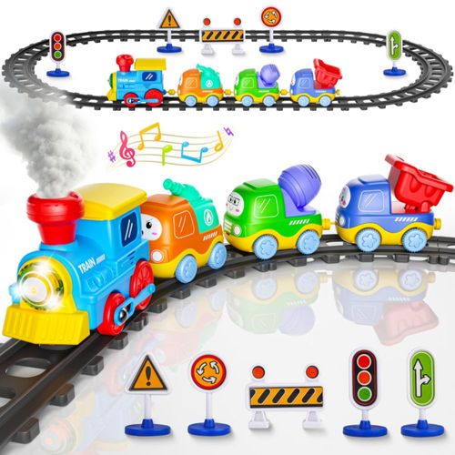 Set de Tren Magnético Funwee Light & Music para Niños Pequeños