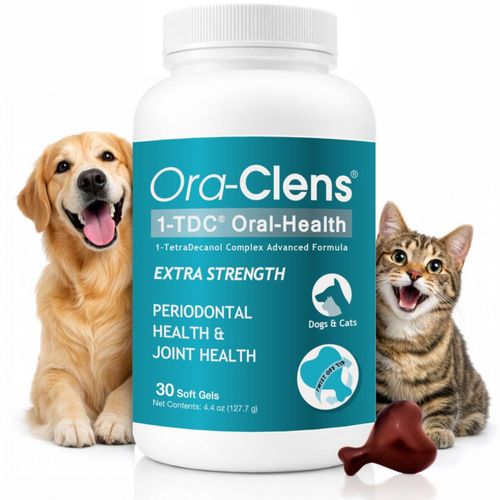 Suplemento Ora-Clens 1-TDC para salud oral y articular 30 cápsulas blandas