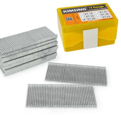 Clavos para Hormigón KIMSING calibre 14 50 mm 800 uds/caja