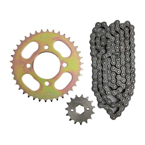 Engrane 38x15 cadena 428hx120l set veloci razzer 200 (20-22) roda