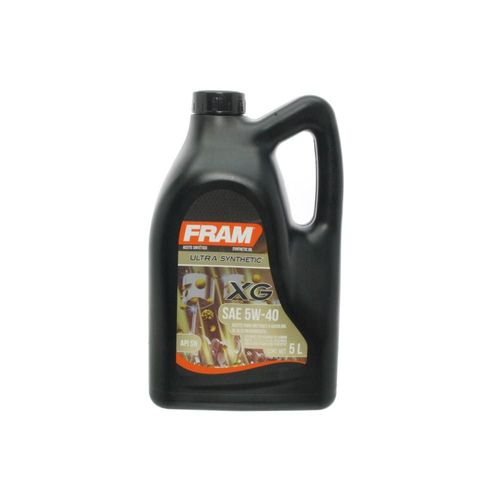 ACEITE FRAM SINTETICO API SN 5W40 5L SAF5W40N5