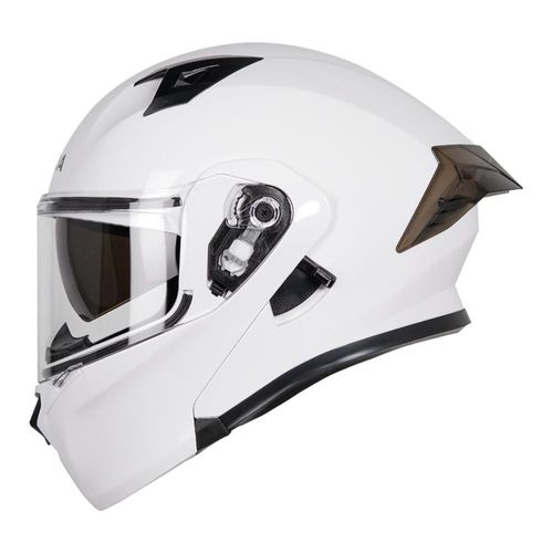 Casco roda rush blanco abatible svs