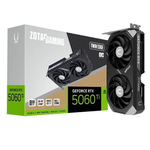 Tarjeta de video zotac geforce rtx 5060 ti 8gb 760 ai tops
