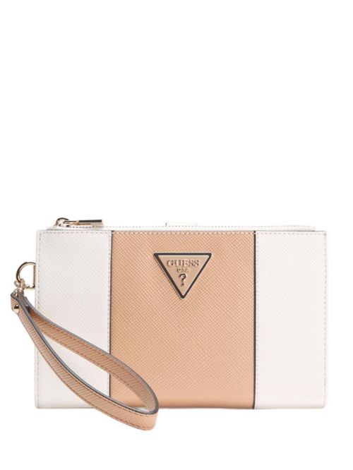Cartera GUESS Laurel II 18 cm Doble Cremallera Organizador