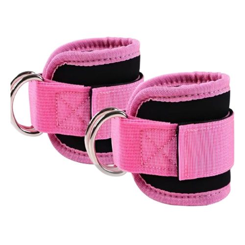 2 Pz Grillete Para Tobillo Gym Entrenamiento De Glúteo, Color Rosa