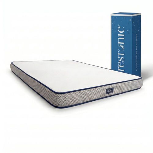 Colchón en Caja Restonic Matrimonial Memory Foam con Cooling Gel Alta Densidad Descanso Profundo