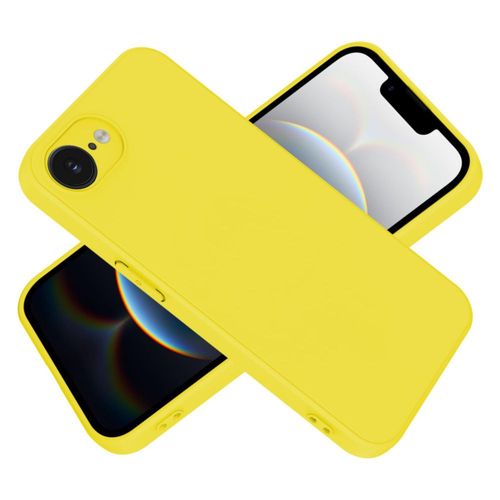 Funda Suttkue para iPhone 16e/17e – Color Amarillo TPU