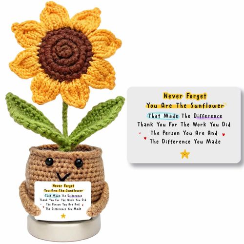 Figurita WITTSPOT Girasol – Regalo de Agradecimiento