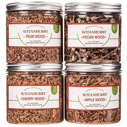 Virutas de Madera WITANHURST Pack de 4 Piezas - Variedad de Pera y Manzana