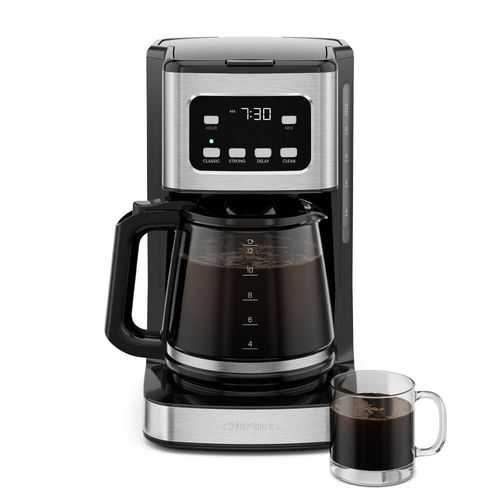 Cafetera Cheffman Digital 12 Tazas RJ1412SQ Silver