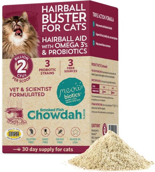 Ayuda contra bolas de pelo Fidobiotics 15 g Pescado ahumado 2 mil millones de UFC