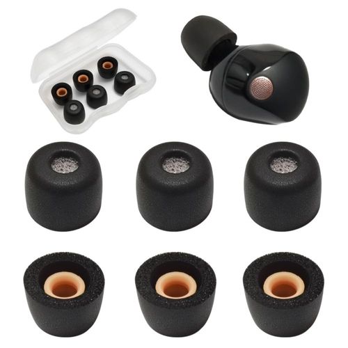 Puntas de espuma viscoelástica Asokeyer para Sony WF-1000XM5 - Negro