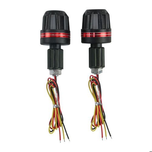 Contrapeso luz led direccional amarilla / azul plastico rojo set 12v