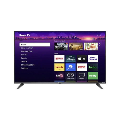 Pantalla Pioneer 43" LED 4K Ultra HD Roku TV HDR10 Dolby Audio