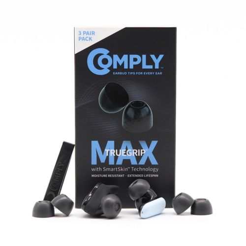 Puntas de espuma para auriculares COMPLY TW-200-A negro talla pequeña 3 pares