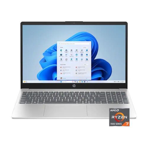 Laptop HP 15.6" FHD Táctil AMD Ryzen 7 16GB RAM 512GB SSD Windows 11 Natural Silver