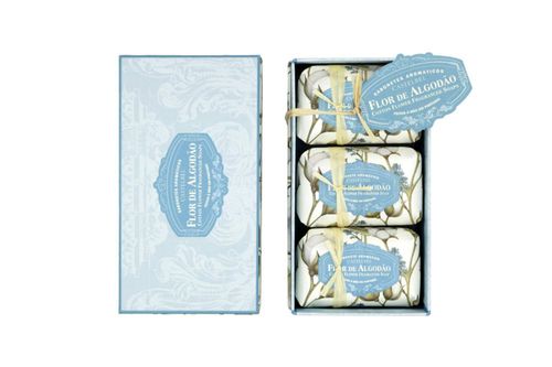 Jabón Castelbel 150 g x3 Flor de Algodón (Portugal)