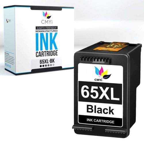 Cartucho de tinta CMYi 65XL negro 55 ml para impresoras HP