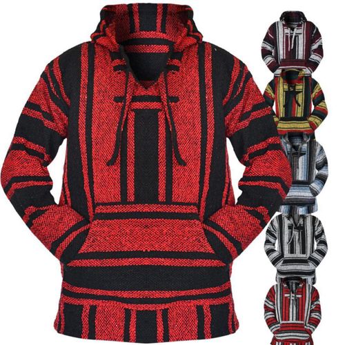 Sudadera Baja mexicana Artisans Bazaar – Roja