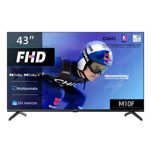 Pantalla Chiq 43F621FR 43" FHD Smart TV Roku TV