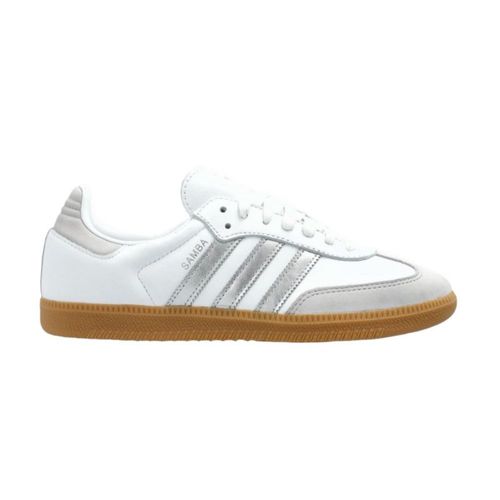 Tenis Adidas Samba OG Blanco Plata