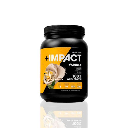 +Impact Whey Protein Vainilla Proteína de Suero 24 g por Porción 450 gr 15 porciones