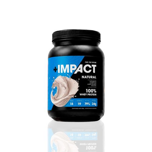 +Impact Whey Protein Natural Proteína de Suero 24 g por Porción 450 GR