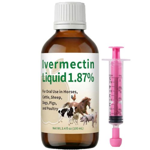 Ivermectina líquida Poxo 1.87% sabor manzana 100 ml