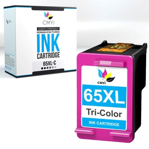 Cartucho de tinta a color CMYi 65XL 7 ml para impresoras HP