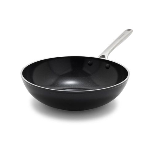 Wok Lumenflon 28 cm antiadherente apto para inducción