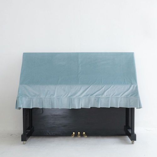 Funda Impermeable de Terciopelo Clairevoire para Piano Vertical 153 cm Turquesa