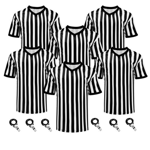 Camiseta de árbitro SPTEHW talla L busto 44" (112 cm) 70 kg 175‑180 cm pack de 6
